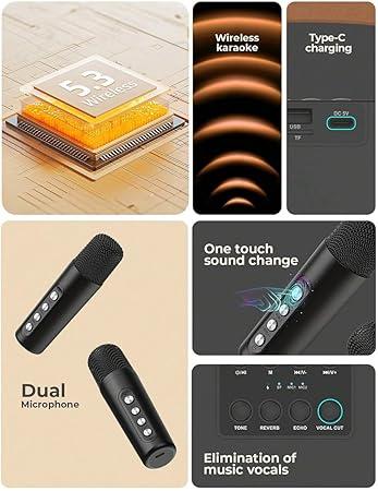 HavitMiniKaraokeMachinewith2WirelessMicrophonesi5.jpg