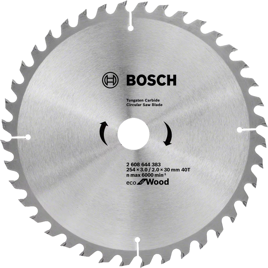 Bosch 60T ECO for Wood Circular Saw Blades 184 mm x 2.2/1.4 mm x 20 mm