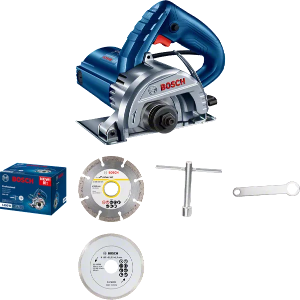 Bosch GDC 140 + 2 Discs Professional Marble Tile Cutter (06013A40K1)