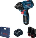 Bosch GDR 120-LI  professional Cordless Impact Driver with Double Battery (06019F00L1)
