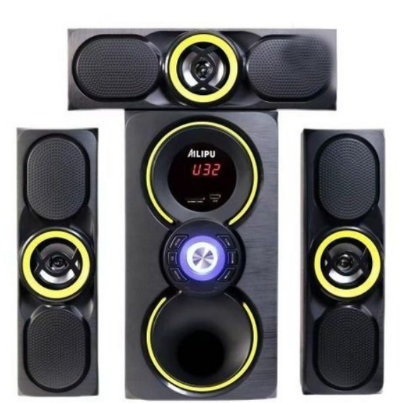[KL-6310AD-ES-DC] Ailipu KL-6310AD 3.1-channel multimedia speaker system – Enhances your audio experience with powerful bass and clear sound, making it ideal for home entertainment and music enjoyment
