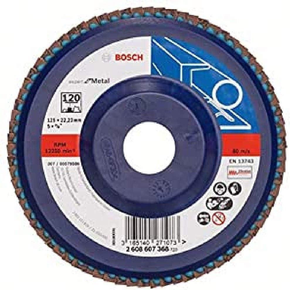 Bosch G120 Standard for Metals Flap Disc 115 mm, 22.3