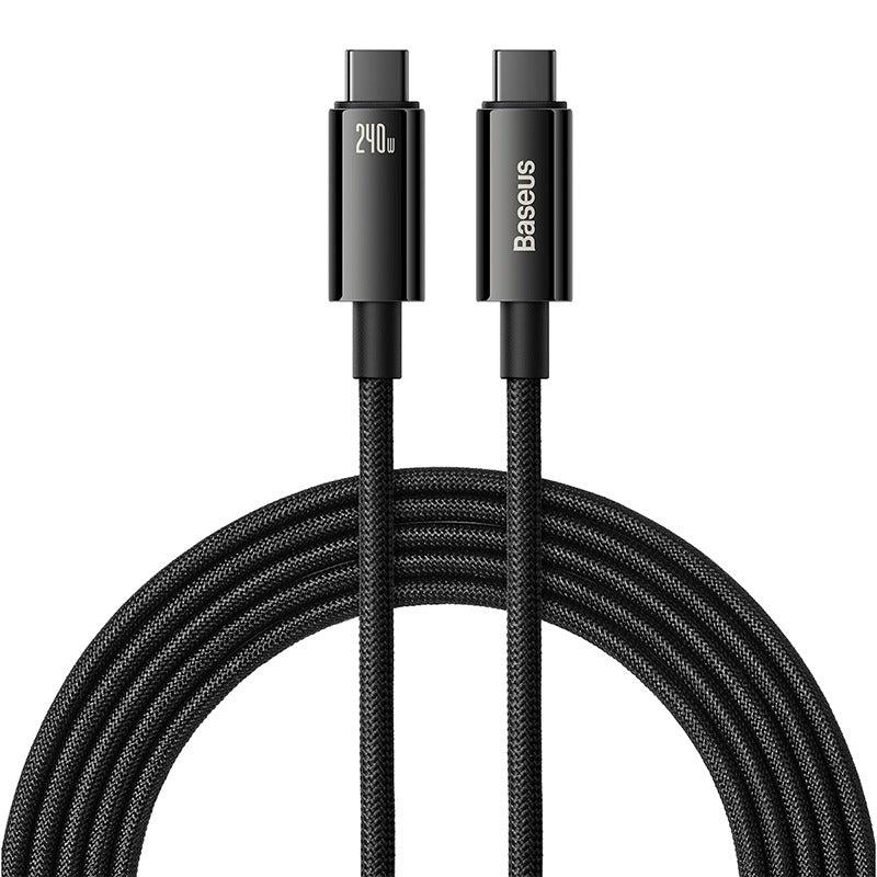 Baseus CAWJ040201 Fast Charging Data Cable 3m 240W Tungsten Gold Type-C to Type-C