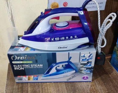 [ORM-3513-ES-PTC] Orvica ORM-3513 HEAVY DUTY Steam Iron - Provides powerful steam performance for fast, efficient ironing and smooth wrinkle removal on all fabric types