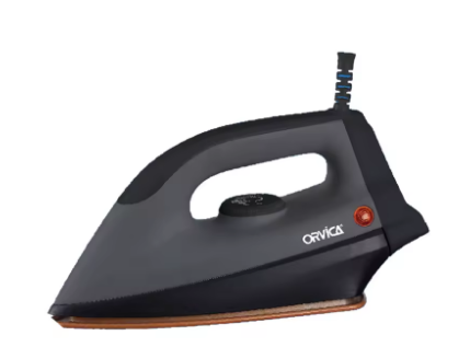 Orvica ORM-727 Heavy Duty Dry Iron- Provides fast and efficient ironing with consistent heat for smooth, wrinkle-free clothes every day