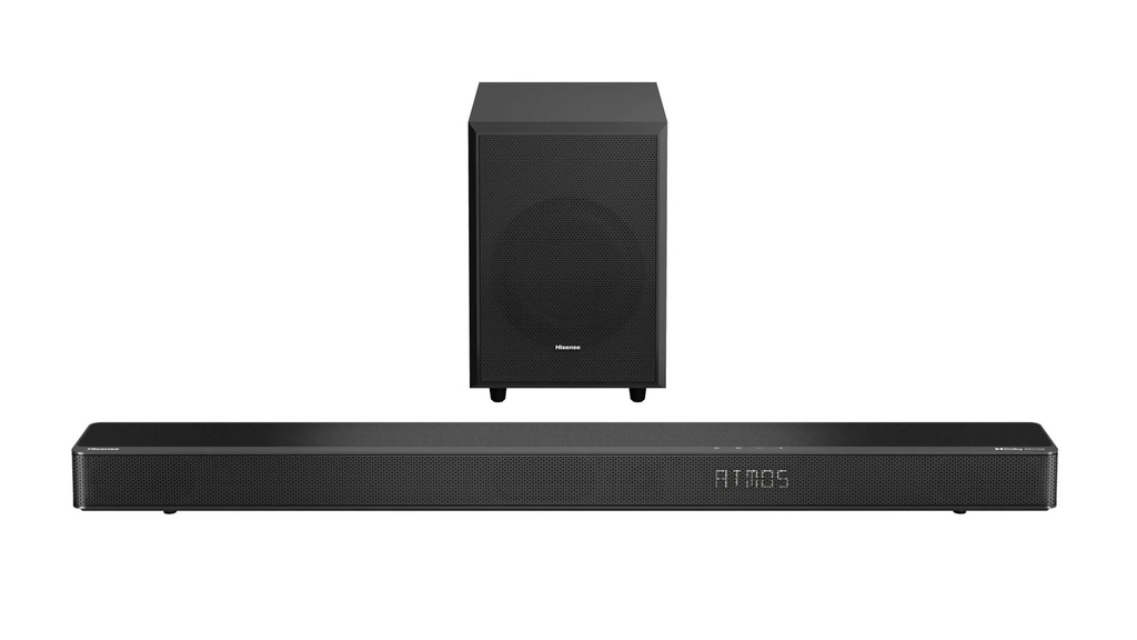 [AX3120Q-ES-PTC] Hisense AX3120Q 3.1.2 Ch Soundbar with wireless subwoofer- Enhances your home entertainment with immersive surround sound and powerful bass for a cinematic audio experience