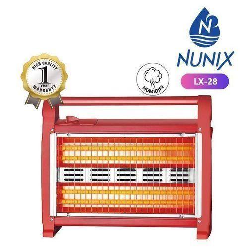 NUNIX LX-28 quartz halogen portable electric room heater - Provides fast and efficient heating to keep indoor spaces warm and comfortable during cold weather