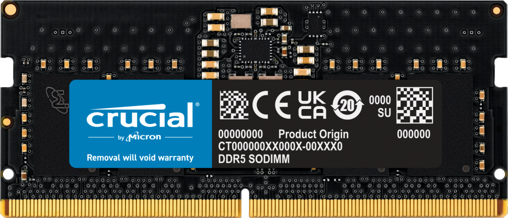 Crucial Laptop RAM DDR5 8GB 4800 - CT8G48C40S5