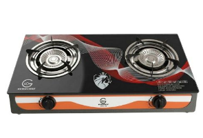 Eurochef ST-B002L 2 Burner Glass Top Gas Stove – A stylish and efficient cooking solution that provides reliable heat control for convenient everyday meal preparation