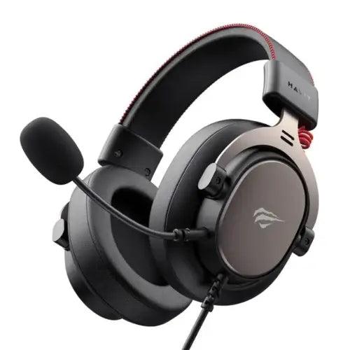 [H2015E-RM-HS] Havit H2015E Gaming Headphone – Heavy Duty 53mm Driver Wired Gaming Headset with Detachable Mic for PC, PS4, PS5, Xbox, Mobile Gaming and Professional Multimedia Use