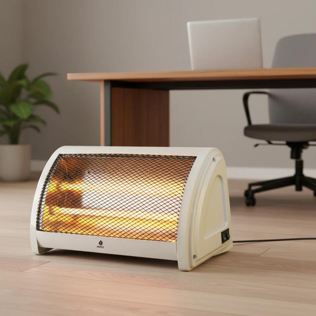 Nunix NH-03 Quartz Portable Electric Room Heater – Energy Efficient Indoor Heating Appliance for Home, Office, and Personal Space Comfort