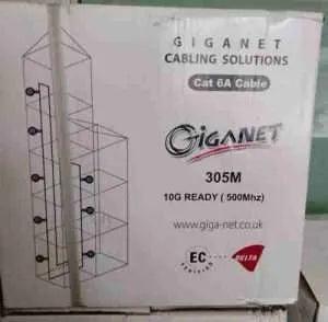Giganet Category 6A Solid U/UTP PVC INDOOR Cable