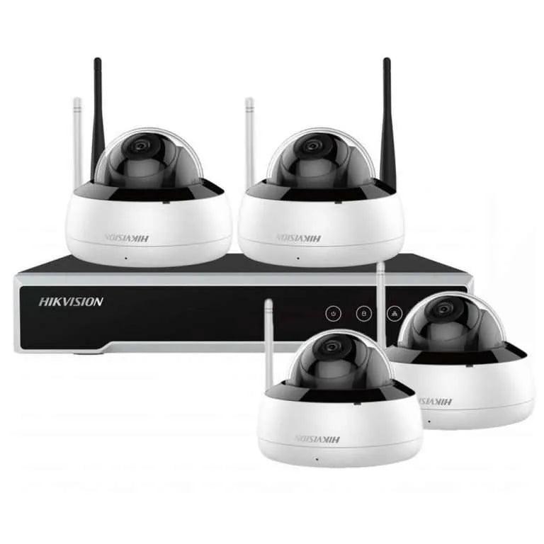 [DS-NK44W1H-1T(WD)-ES-HTL] Hikvision DS-NK44W1H-1T(WD) 4 Channel 4MP Wi-Fi Kit – Reliable wireless surveillance system for clear security monitoring and easy installation