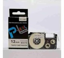 Casio PT-12WE 12mm x 8m black on white label tape – Ensures clear, durable labeling for organized and professional identification at home, office, or business use