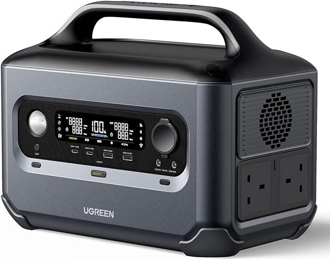 UGREEN PowerRoam Portable Power Station 680Wh | 600W UK - GS600 With Carrying Bag