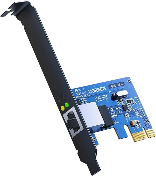 UGREEN Gigabit 10/100/1000Mbps PCI Express Network Adapter - US230
