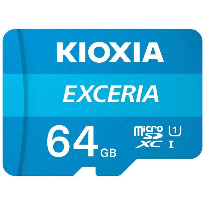 KIOXIA Exceria G2 64GB MicroSDXC, UHS-I Memory Card -LMEX2L064GG2