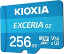 KIOXIA Exceria G2 256GB MicroSDXC, UHS-I Memory Card - LMEX2L256GG2