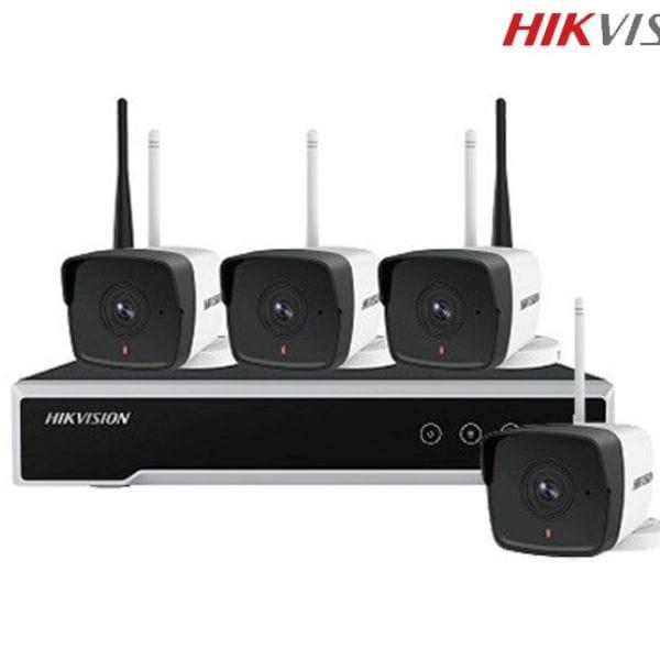 [DS-NK44W0H-1T(WD)-ES-HTL] Hikvision DS-NK44W0H-1T(WD) 4MP WiFI KIT 4 Bullet Cameras + NVR + 1TB HDD – Complete surveillance solution for reliable security and continuous video recording