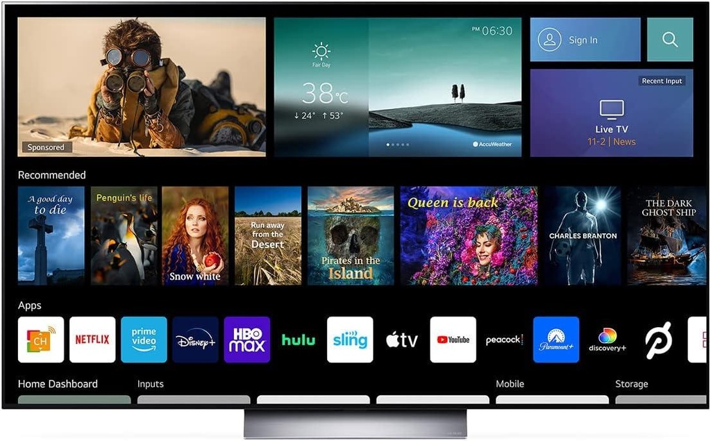 LG C2 65 Inch Class 4K Smart OLED Evo With ThinQ AI (OLED65C2PUA)