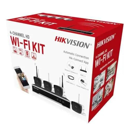[DS-NK42W1H-IT-ES-HTL] Hikvision DS-NK42W1H-IT(WD)(B) 4MP WiFi Kit – Complete wireless security system that provides clear surveillance monitoring with easy installation and reliable home or business protection