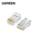 UGREEN NW120 Cat6 UTP RJ45 Modular Plugs 100-Pack (UG-60558) – Gold-Plated Ethernet Connectors for Cat6 LAN Cable Crimping & Networking Installation