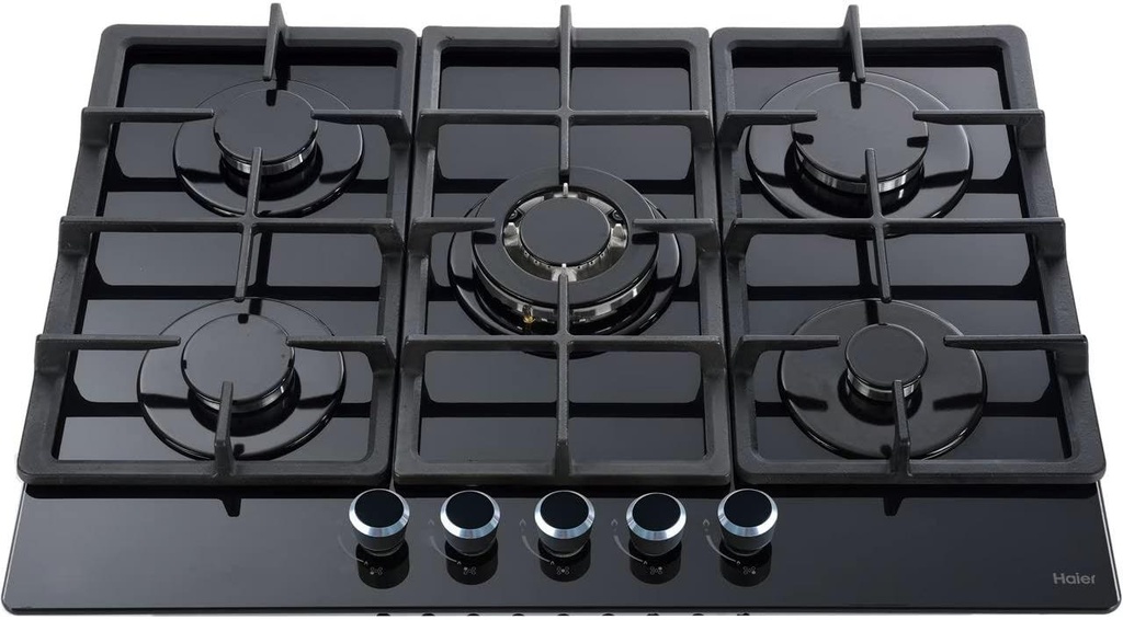 Haier HOB-S775B 90cm 5 Burner Built-In Hob – A high-performance built-in cooking solution designed to deliver powerful heat control and efficient multi-burner cooking for modern kitchens