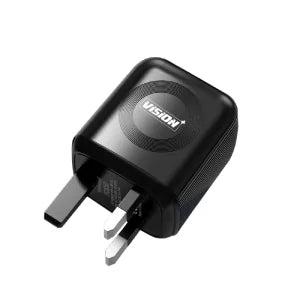 Vision Plus (VPAD1C) Fast Charger With USB C Cable