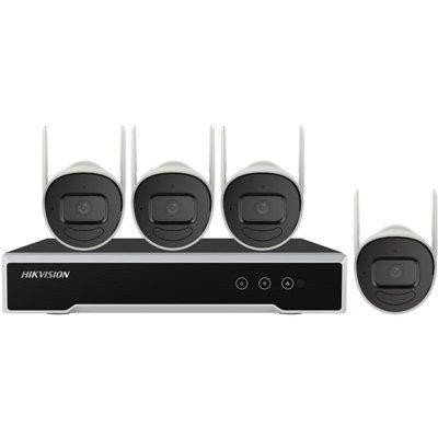 [DS-NK42W0H-IT-ES-HTL] Hikvision DS-NK42W0H-IT 2MP H.265 Bullet WiFi Kit – Wireless security camera kit that delivers clear 2MP surveillance with efficient H.265 video compression for reliable home and business monitoring