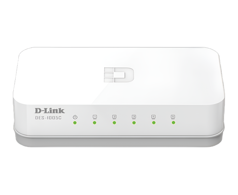 D-Link DES-1005C/B 5 port 10/100Base-T Unmanaged Switch