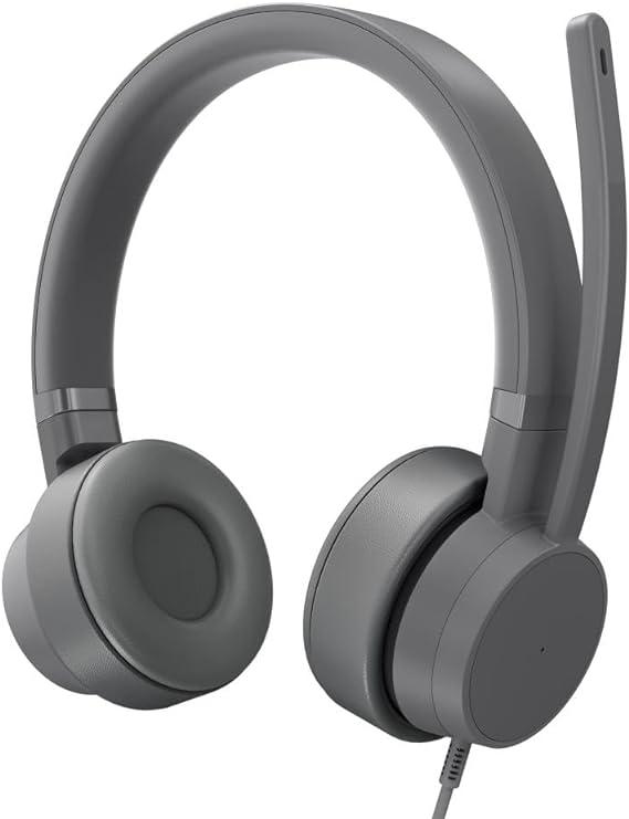 Lenovo Go Wired  Active Noise Canceling Headset (Thunder Black) - 4XD1C99223
