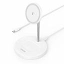 Anker A2543H2 1PowerWave Magnetic 2-in-1 Wireless Charger Stand with 4 ft USB-C Cable, Wireless Charging Station