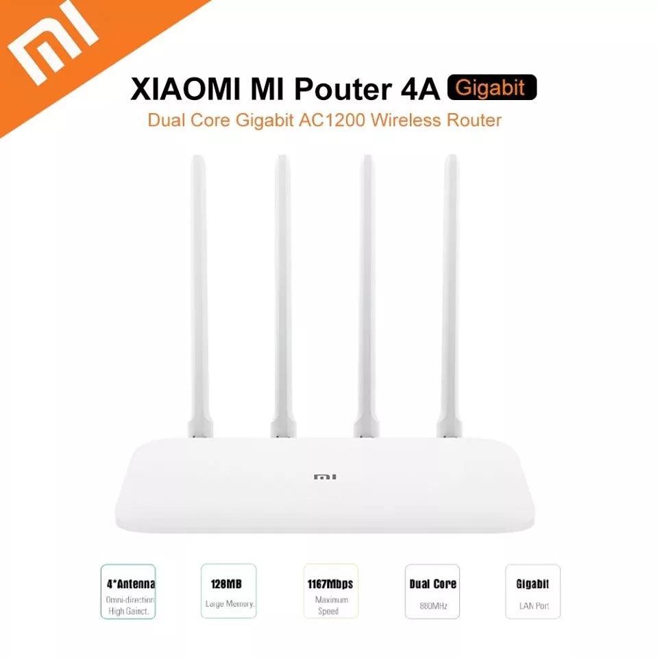 Xiaomi Mi Router 4A (MT7628DA)-2.4GHz' 5.0GHz, 4 antennas, High-Speed Dual Band AC1200 Router