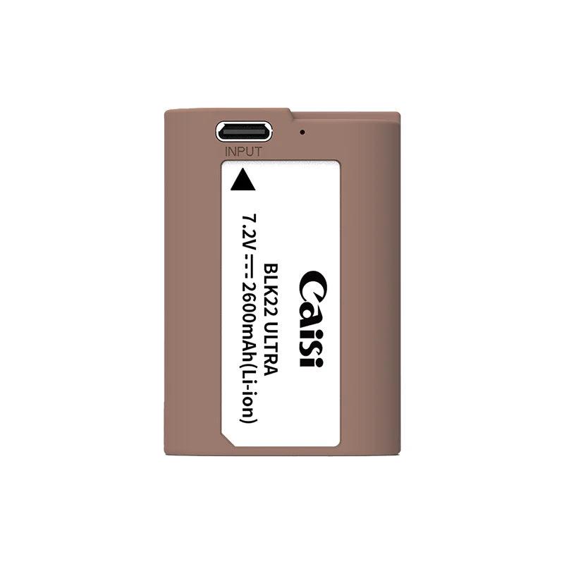 [DMW-BLK22-ES-OE] Caisi DMW-BLK22 2600mAh USB-C Battery – Reliable power solution that ensures longer camera usage and convenient USB-C charging for uninterrupted performance
