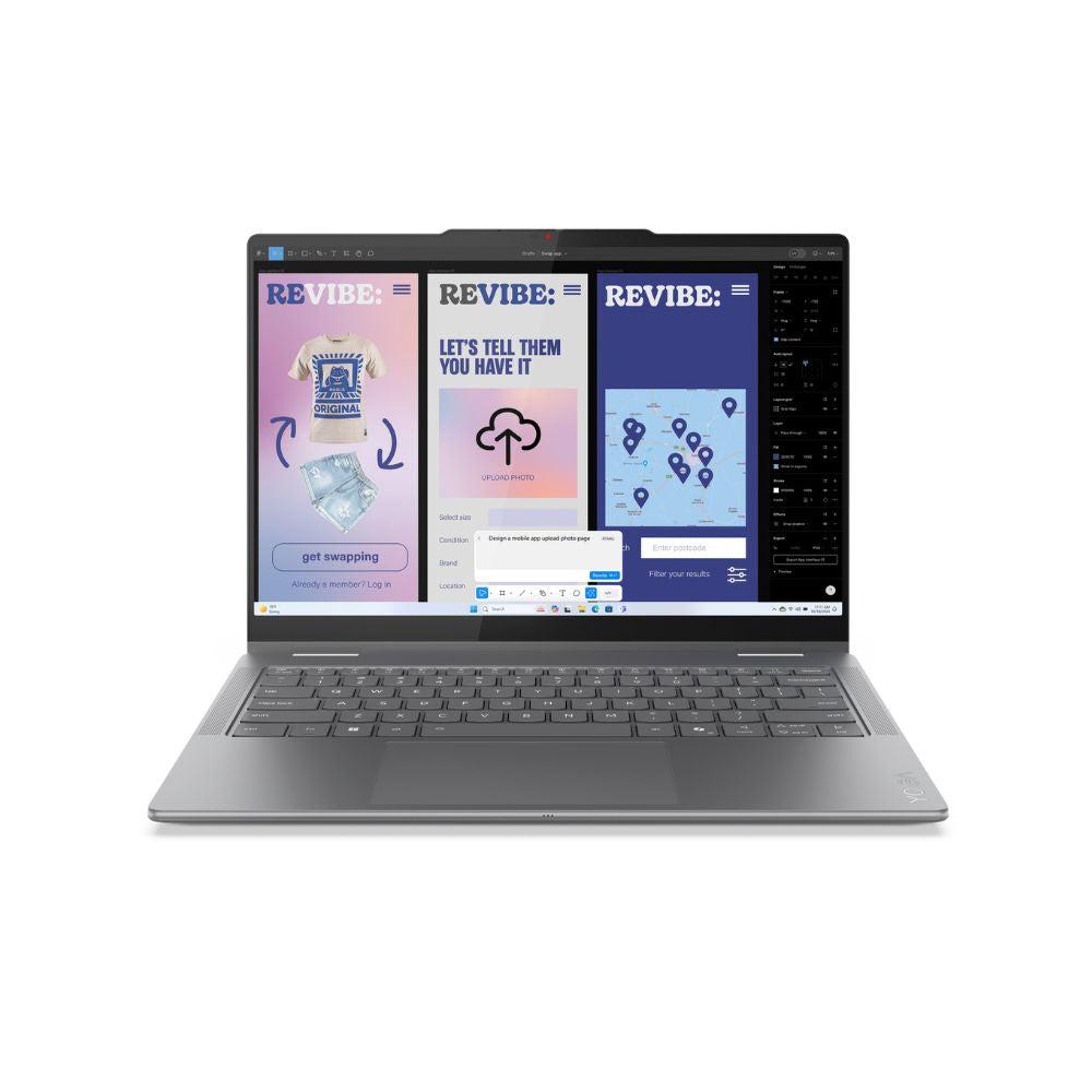 [83JQ00BLUE-RM-ETL] Lenovo Yoga 7 2-in-1 Ultra 7 16GB RAM 512GB SSD Laptop 83JQ00BLUE – Premium Convertible Touchscreen Laptop for High Performance Productivity, Creative Work, and Flexible Hybrid Computing Applications