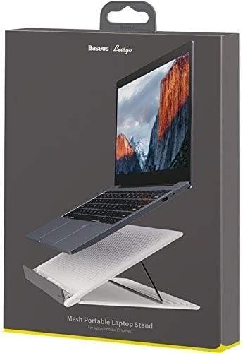 Baseus Let’s Go Mesh Portable Laptop Stand 15 Inch (SUDD-2G)-Adjustable Foldable Anti-Skid Laptop Stand Holder