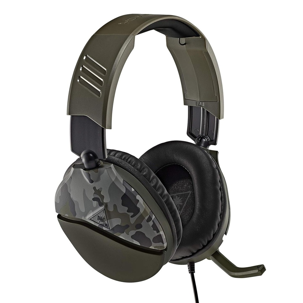 Turtle Beach Recon 70 Green Camo Gaming Headset(TBS-6455-02) for PS5, PS4, Xbox Series X| S, Xbox One, Nintendo Switch, Mobile, & PC with 3.5mm