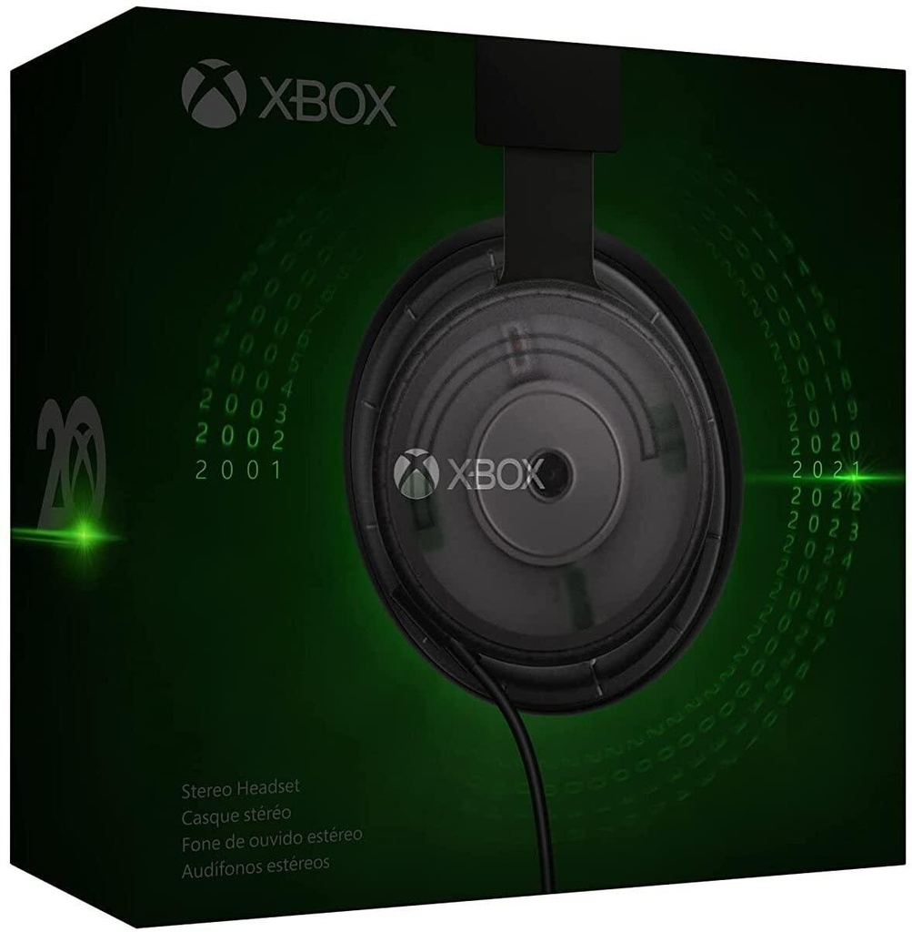 Microsoft Xbox Stereo Headset 20th Anniversary Special Edition-for Xbox Series X/S, Xbox One, & Window 10 PCs - Ultra-Soft, Large earcups