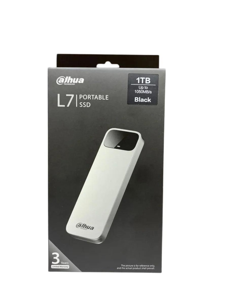 Dahua L7 2TB Up to 1050MB/s Portable SSD DHI-PSSD-L7-2TB – High Speed External Solid State Drive for Data Storage, Backup, and Professional Use