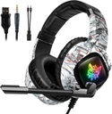 Onikuma K19 Wired Gaming Headset-with MIC RGB LED Backlight Wired Gamer Headset Noise Canceling For PC/PS4/XBOX