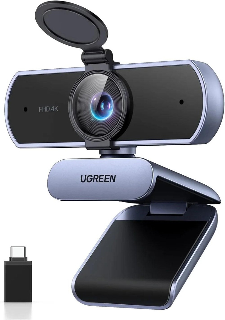 [CM831-RM-ETL] UGREEN CM831 65381 4K Ultra HD Webcam – Professional USB Web Camera with Built-in Microphone for Streaming, Video Conferencing, and Office Use