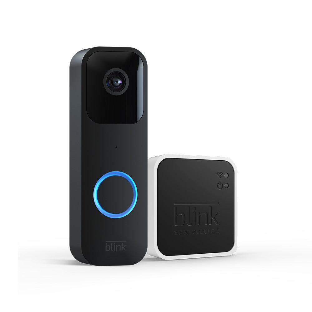 Blink Video Doorbell + Sync Module 2 | Two-year battery life, Two-way audio, HD video, motion and chime app alerts and Alexa enabled