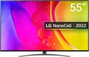 LG 55NANO846QA NanoCell TV 55 Inch NANO84 Series, Cinema Screen Design 4K Active HDR WebOS Smart AI ThinQ Local Dimming