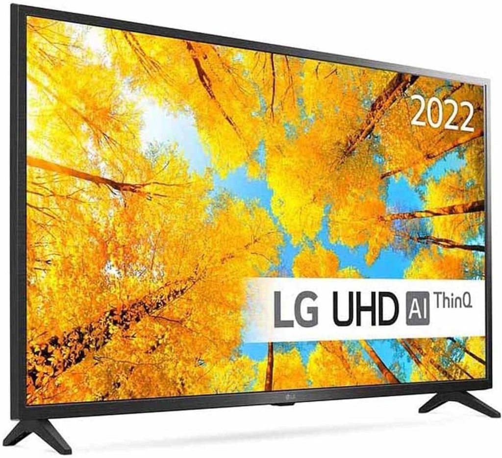 LG 43UQ75006 UHD 4K TV 43 Inch UQ7500 Series, Cinema Screen Design 4K Active HDR WebOS Smart AI ThinQ
