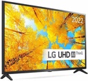 LG 43UQ75006 UHD 4K TV 43 Inch UQ7500 Series, Cinema Screen Design 4K Active HDR WebOS Smart AI ThinQ