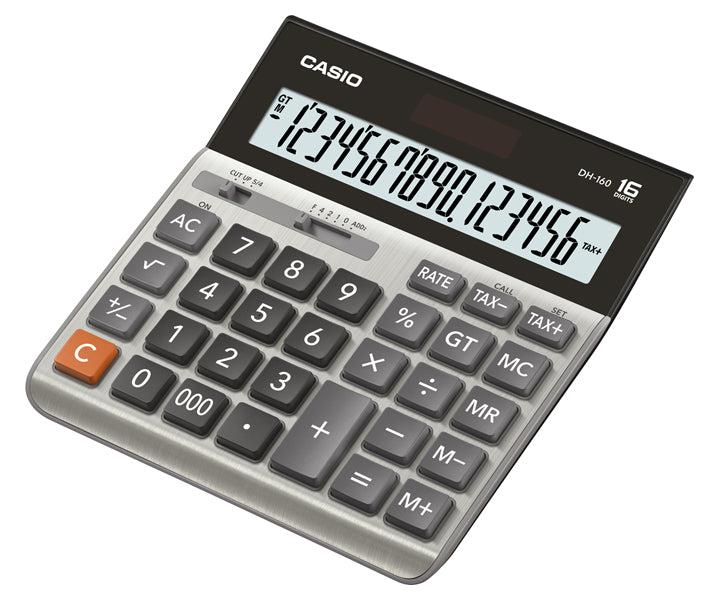 Casio DH-160 Desktop Calculator - 16 digit, tax calculator, Extra large display