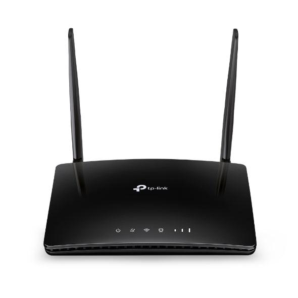 Tp-Link AC750 Wireless Dual Band 4G LTE Router (Archer MR200) - SIM Slot Unlocked, WAN/LAN port, Removable Wi-Fi Antennas, Compatible with FDD-LTE and TDD-LTE, No Configuration Required, UK Plug