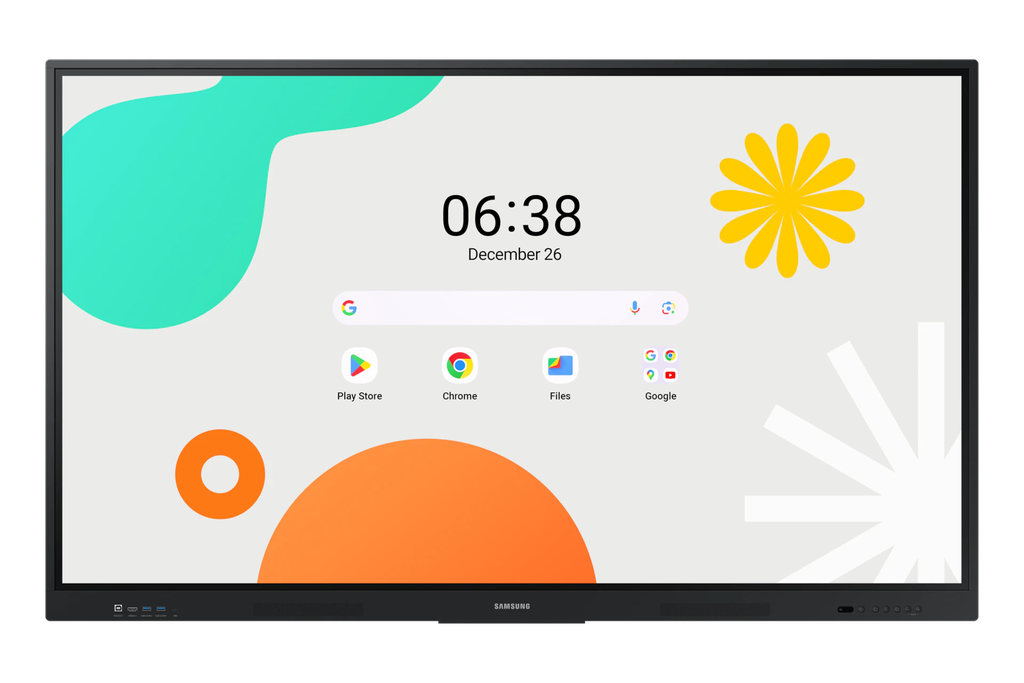 Samsung LH86WAFWLGCXUE 86-Inch Flip Pro Android Touch Interactive Display WAF – 4K UHD Multi-Touch Smart Collaboration Screen for Education, Business, and Professional Environments
