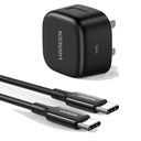 UGREEN CD250 USB-C 25W PD Charger with 2M USB-C to USB-C Cable UG-50577 – Fast Charging UK Plug