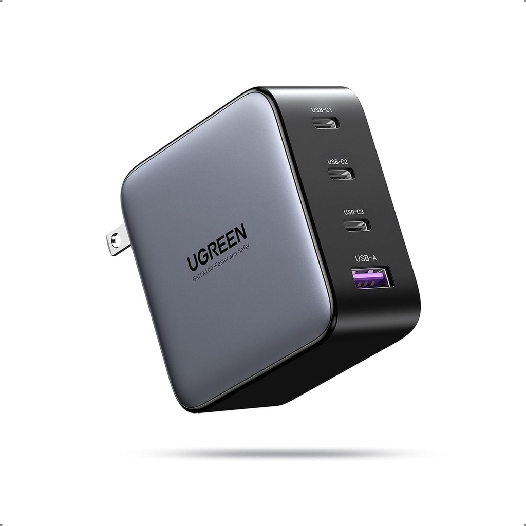 Ugreen Nexode 100W USB C GaN Charger-4 Ports Wall Charger (CD226) - Compact Wall Charger Power Adapter